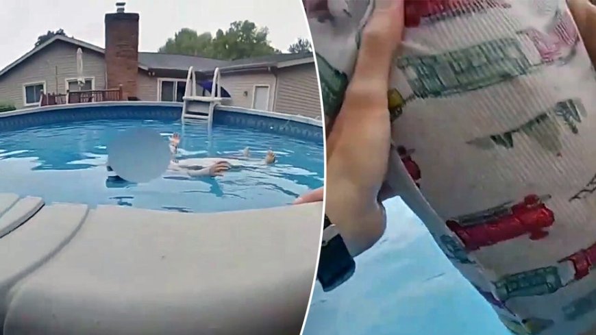 WATCH: Hero Indiana officer saves missing autistic boy, 3, from drowning in pool --[Reported by Umva mag]