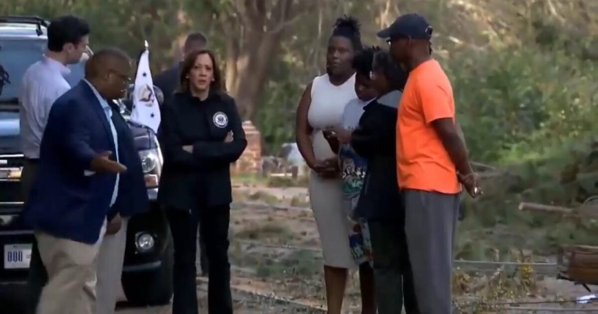 Kamala Harris Makes Sure the Cameras Are in Place to Capture Her Carefully Choreographed Photo Op as She Surveys Hurricane Damage in Georgia (VIDEO) --[Reported by Umva mag]