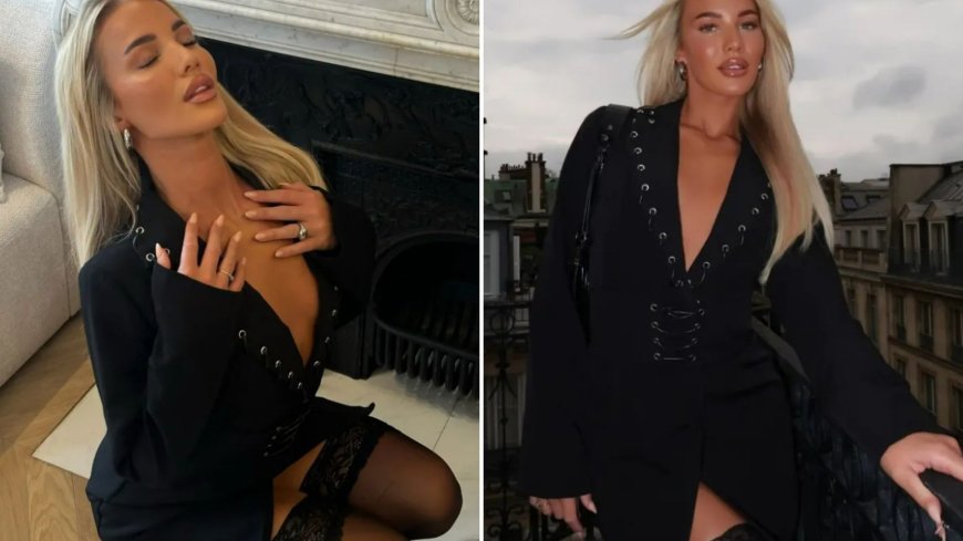 Love Island’s Grace stuns as she strips off to lace stockings for sizzling shoot in Paris --[Reported by Umva mag]