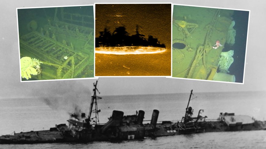 Lost wreckage of WWII ‘Ghost Ship of the Pacific’ rediscovered 78 years after it was deliberately sunk --[Reported by Umva mag]