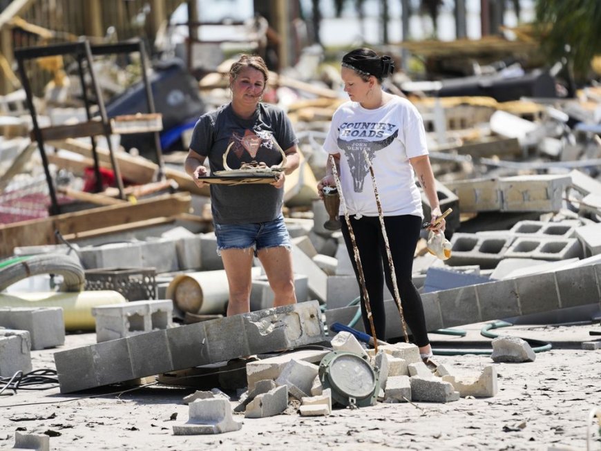 Florida communities hit three times by hurricanes grapple with whether to rebuild --[Reported by Umva mag]