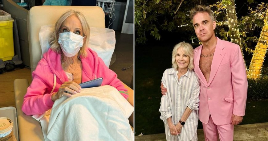 Robbie Williams’ mother-in-law ‘fighting for her life’ as cervical cancer returns --[Reported by Umva mag]