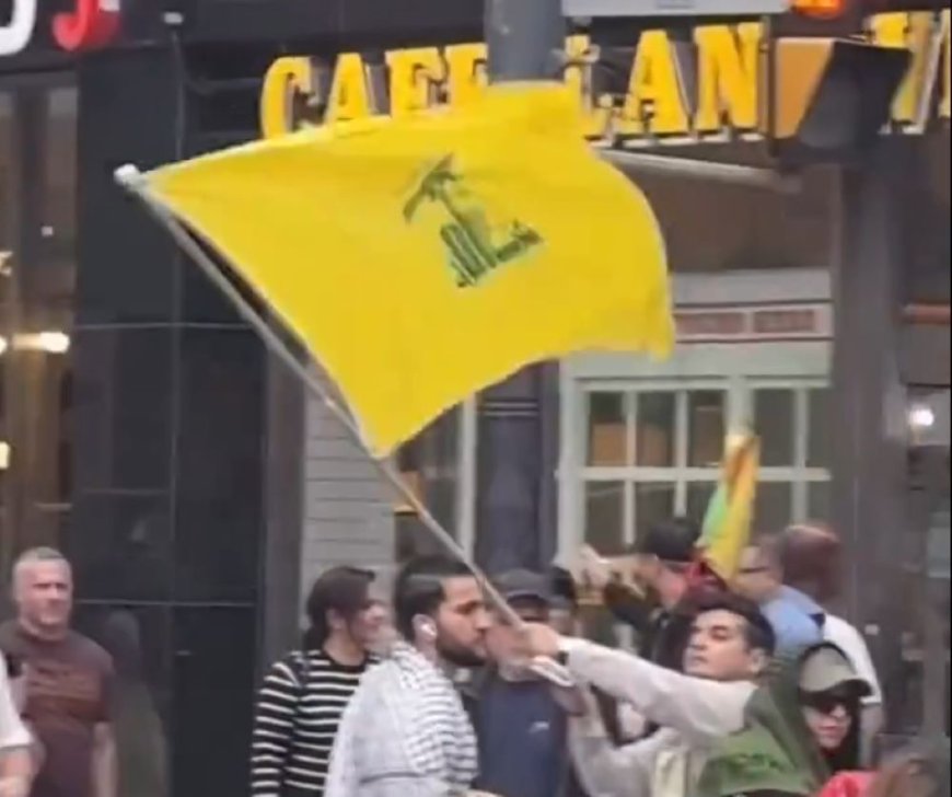 Hate crime charges for alleged Hezbollah flag wavers at Toronto anti-Israel protest --[Reported by Umva mag]