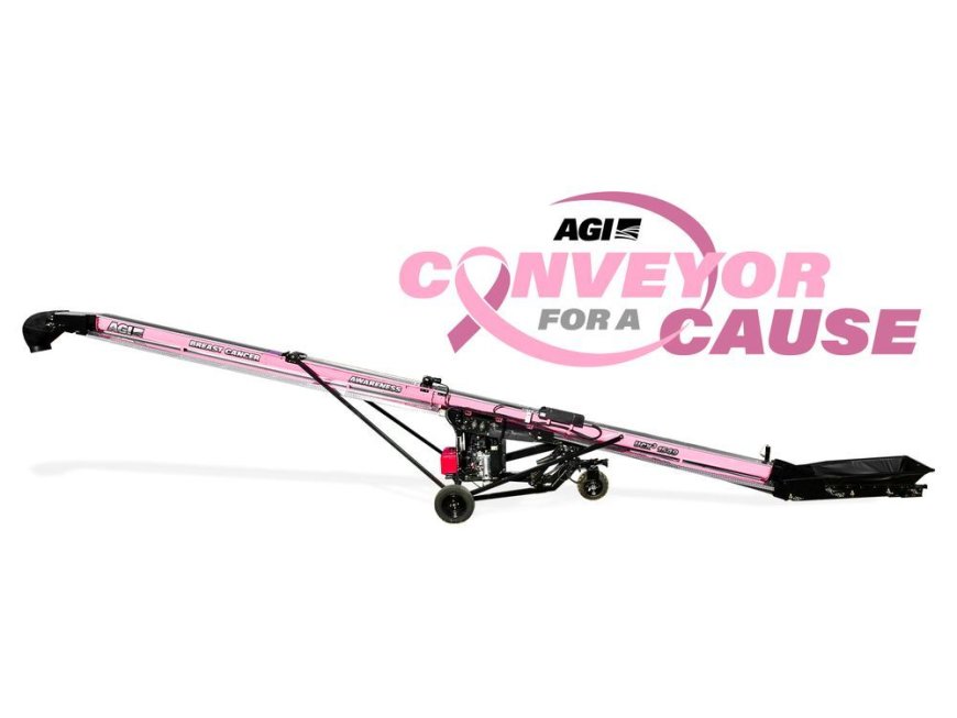 AGI Farm Conveyor Goes Pink to Support Breast Cancer Awareness in Canada --[Reported by Umva mag]