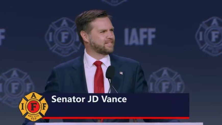 Firefighters Union JD Vance Spoke to in August Refuses to Endorse Kamala Harris After Endorsing Joe Biden in 2020 --[Reported by Umva mag]