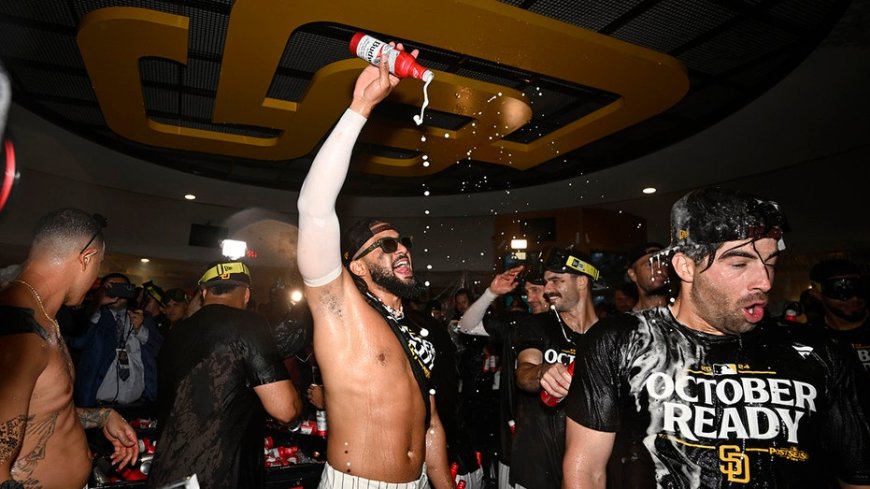 Padres' Fernando Tatis Jr. dances shirtless in locker room celebration after winning wild-card series --[Reported by Umva mag]