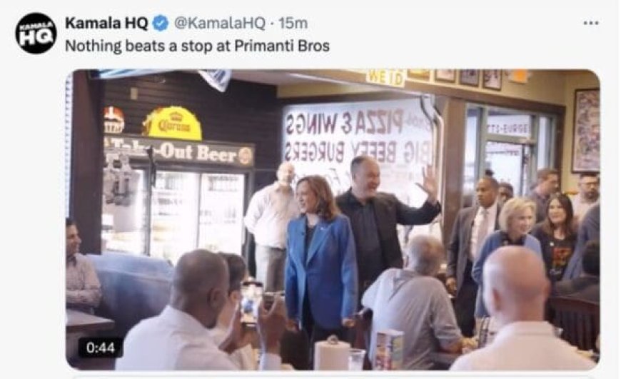 Team Harris Trolls JD Vance after He Was Reportedly Turned Away by Primanti Bros --[Reported by Umva mag]