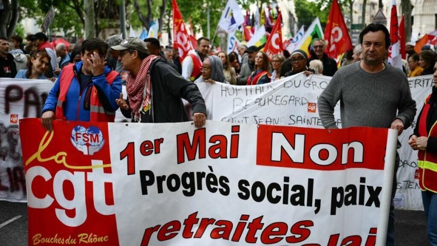 French trade unions stage nationwide strikes as PM Michel Barnier delivers first address --[Reported by Umva mag]