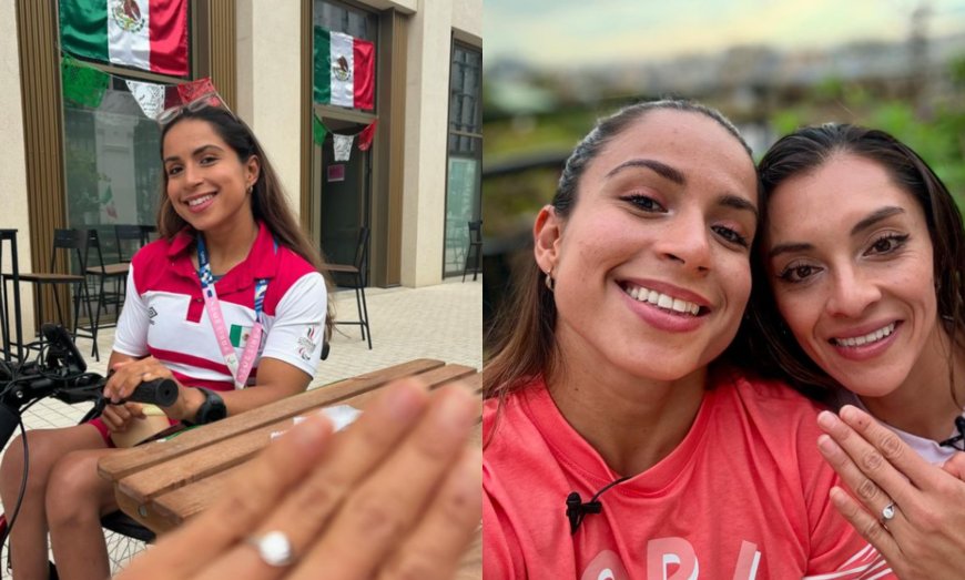 Out gay Paralympic triathlete Brenda Osnaya Alvarez proposes to partner on finish line --[Reported by Umva mag]