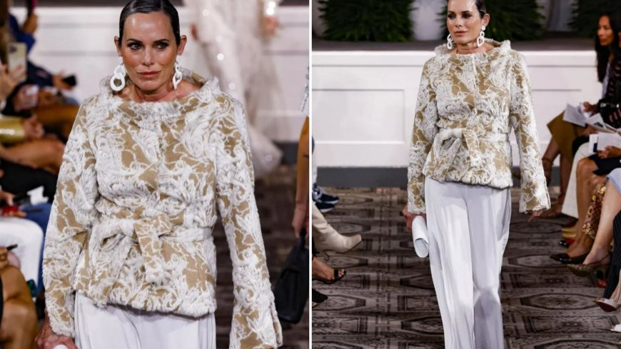 90s child star, 58, looks unrecognisable as she makes her fashion week catwalk debut – can you tell who it is? --[Reported by Umva mag]