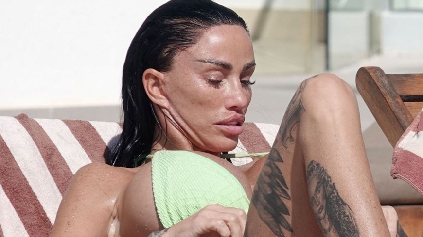 Katie Price shows off very tight £10k facelift as she strips off to a bikini in Cyprus --[Reported by Umva mag]