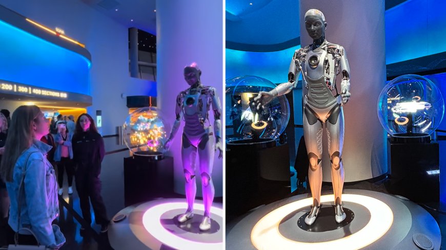 Las Vegas Sphere's robot is seen 'learning about humans' from her interactions with guests --[Reported by Umva mag]