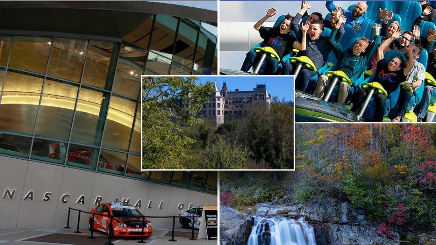 North Carolina travel guide for the history, museum buff; take a ride on a record-breaking roller coaster --[Reported by Umva mag]