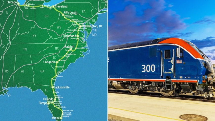 Amtrak announces 'Floridian' train with 2-day route, sparking reactions on social media --[Reported by Umva mag]