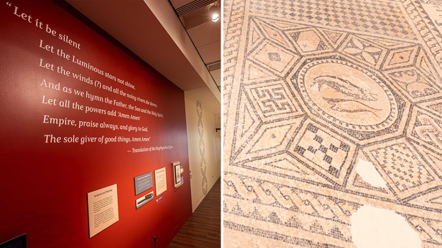 Rare mosaic revealing earliest 'physical evidence' of Christianity now on display at Museum of the Bible --[Reported by Umva mag]