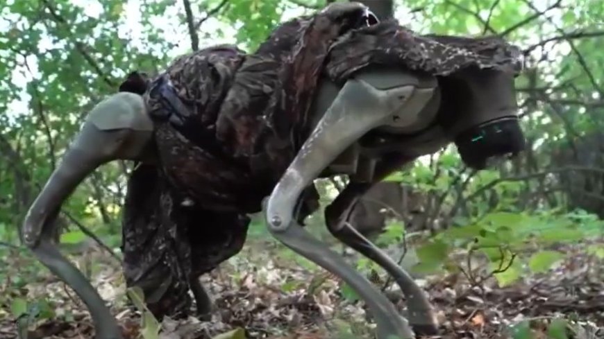 Ukraine shows off capabilities of new drone-dropped, flamethrowing robotic war dogs: video --[Reported by Umva mag]