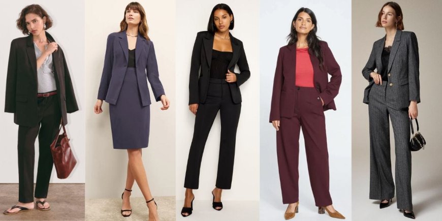 The best suits for women who need clothes that work as hard as them --[Reported by Umva mag]