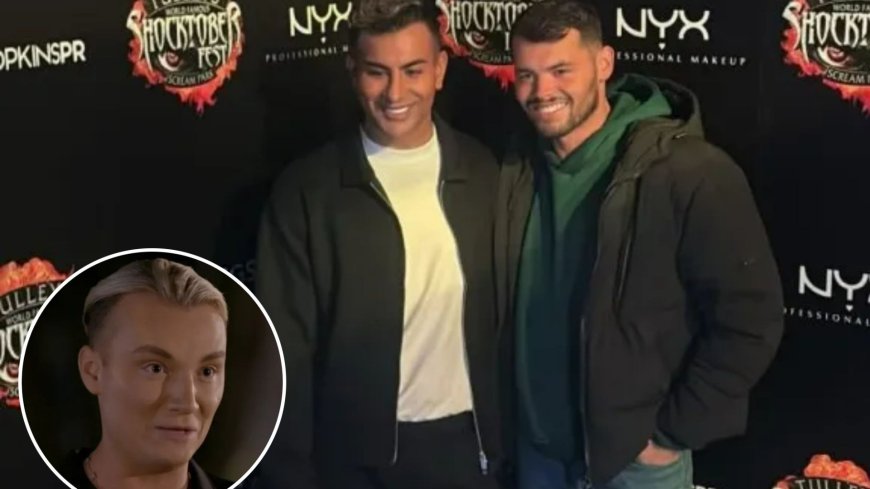 Towie’s Joe Blackman and Junaid Ahmed look loved-up in first public appearance after leaving Harry Derbidge heartbroken --[Reported by Umva mag]