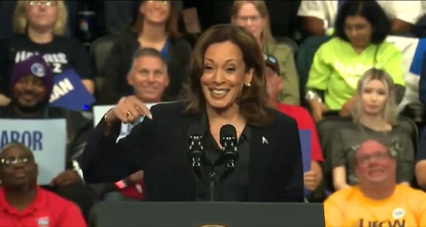 WATCH: Kamala Harris Turns into a Bumbling, Robotic Mess When Her Teleprompter Malfunctions During Campaign Rally in Michigan --[Reported by Umva mag]