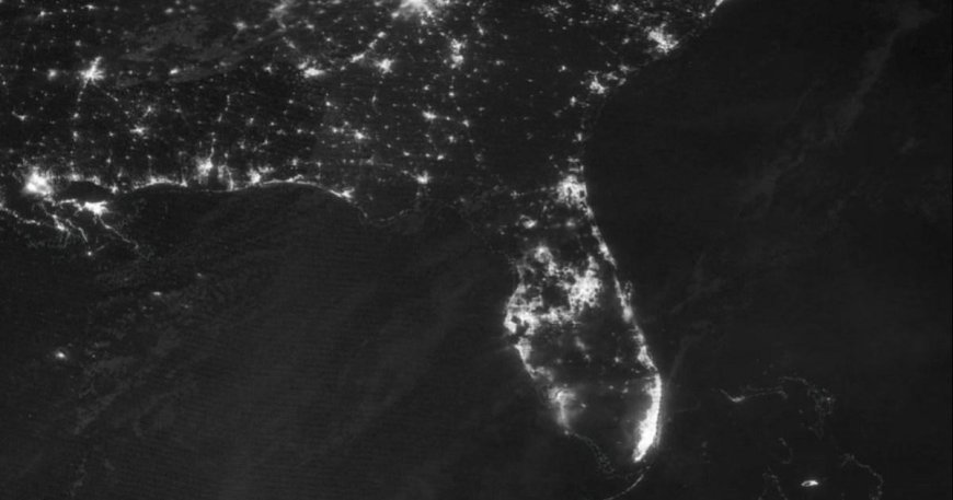 Satellite images show how much power Hurricane Helene knocked out across US --[Reported by Umva mag]