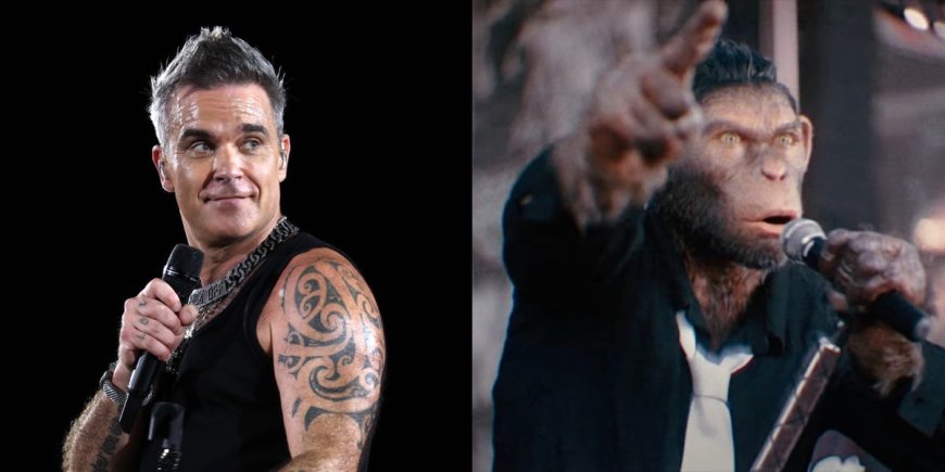 Why British pop star Robbie Williams is played by a CGI monkey in the bizarre but critically acclaimed biopic 'Better Man' --[Reported by Umva mag]