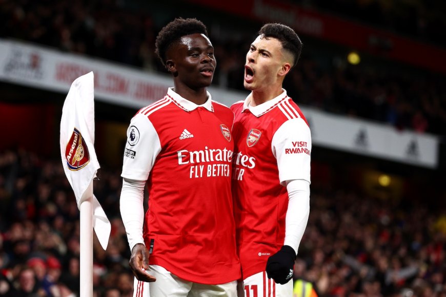 Gabriel Martinelli and Bukayo Saka complete Arsenal comeback to keep Gunners in title contention --[Reported by Umva mag]