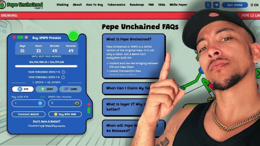 Pepe Unchained Presale Surges to $17.5M, Whale Investments Signal Massive Upside --[Reported by Umva mag]