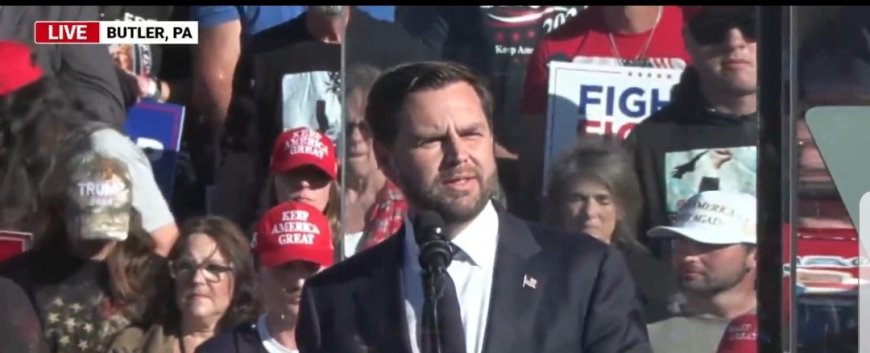 JD Vance Calls Out Kamala Harris at Butler, PA Rally-“Donald Trump took a Bullet for Democracy – What the Hell Have You Done?” (VIDEO) --[Reported by Umva mag]