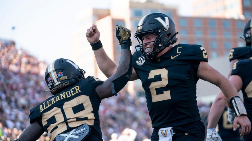 Vanderbilt stuns top-ranked Alabama, securing Commodores' first-ever win over No. 1 team --[Reported by Umva mag]