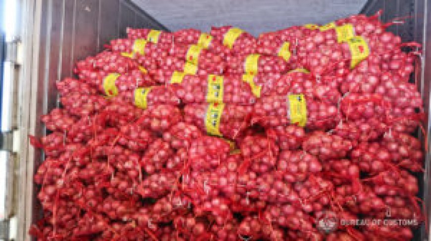 BoC seizes P2-M illegal onions --[Reported by Umva mag]