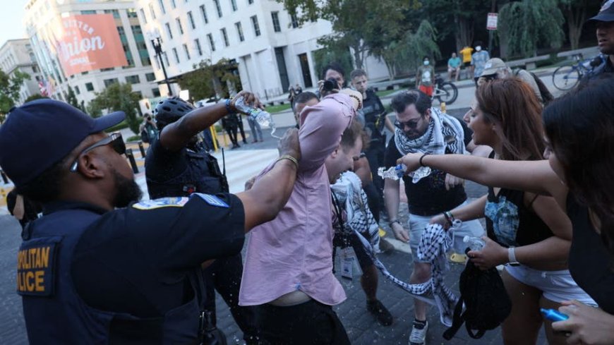 Anti-Israel protester lights himself on fire outside of White House --[Reported by Umva mag]