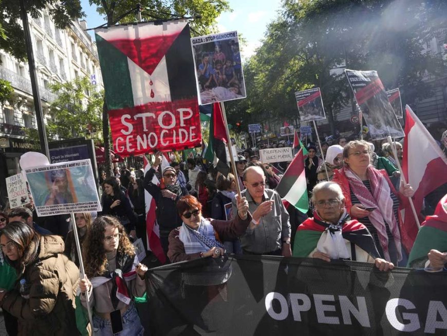 Pro-Palestinian and pro-Israeli crowds rally across the world on the eve of Oct. 7 anniversary --[Reported by Umva mag]