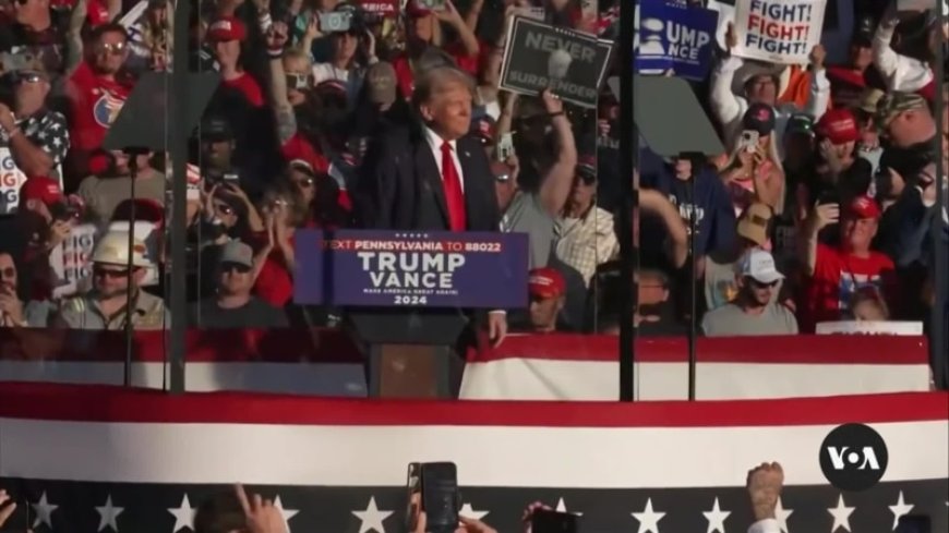 Trump holds rally at site of 1st assassination attempt; Harris readies for media appearances --[Reported by Umva mag]