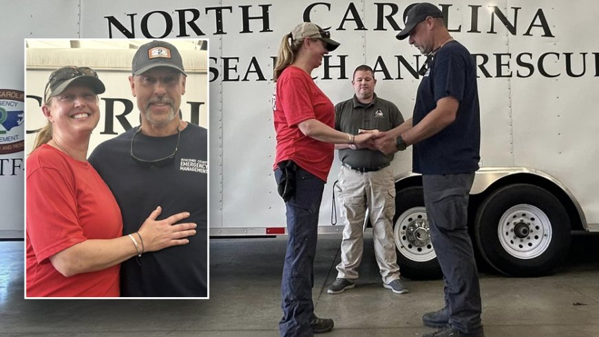 North Carolina first responders exchange vows among chaos in Hurricane Helene aftermath --[Reported by Umva mag]