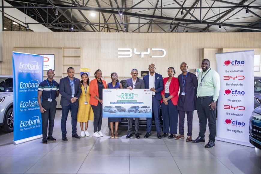 FEATURED: Ecobank Rwanda, CFAO Mobility to offer ‘exclusive financing’ for BYD electric vehicles --[Reported by Umva mag]