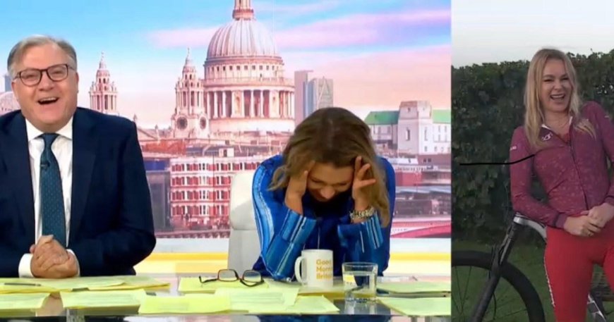 Good Morning Britain star flustered by Amanda Holden’s ‘buttery bottom’ --[Reported by Umva mag]