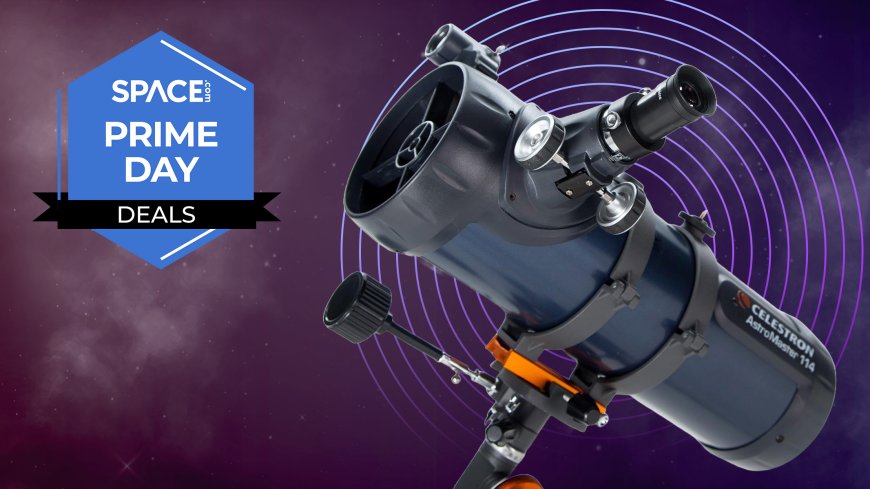 Get $100 off with this Prime Day beginner telescope deal on the Celestron AstroMaster 114EQ --[Reported by Umva mag]