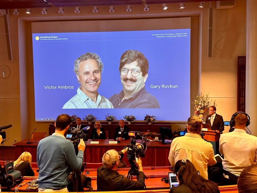 US duo Victor Ambros, Gary Ruvkun win Nobel medicine for microRNA discovery --[Reported by Umva mag]