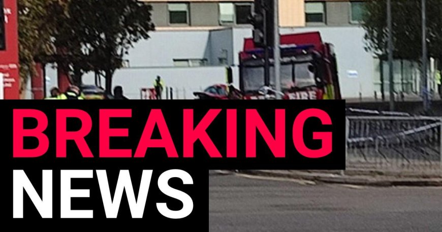 Teenager dead after police chase ends in crash outside London hospital --[Reported by Umva mag]