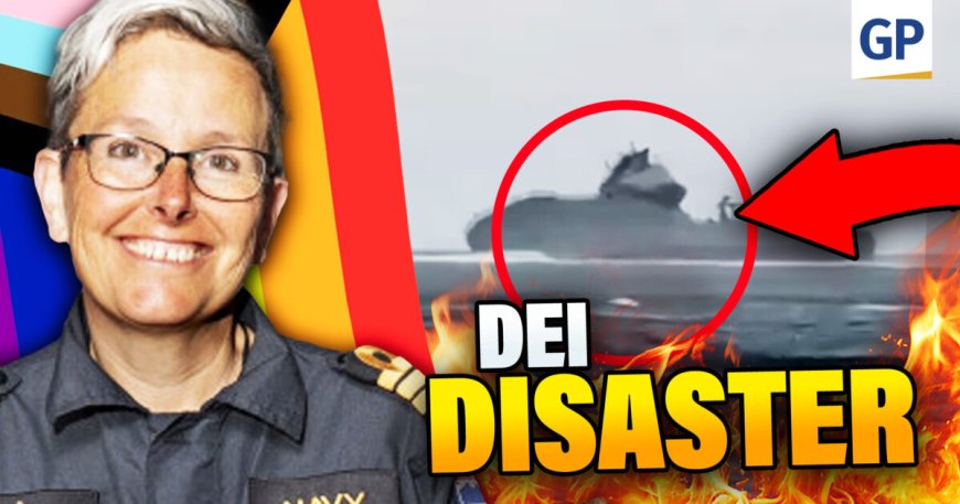 DEI Lesbian Navy Captain CRASHES $100M Naval Ship Causing Oil Spill off Samoa Coast --[Reported by Umva mag]