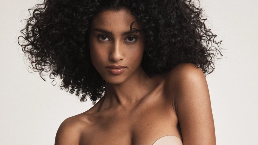 Imaan Hammam looks flawless in strapless bikini for Victoria’s Secret as she marks turning 28 --[Reported by Umva mag]