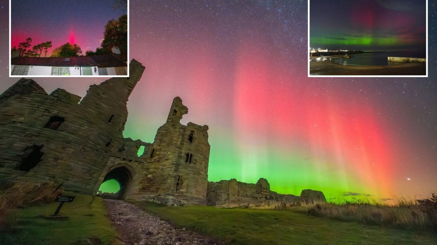 Northern Lights brighten Britain’s sky overnight & there’s a ‘high chance’ you’ll catch them again – best places to see --[Reported by Umva mag]