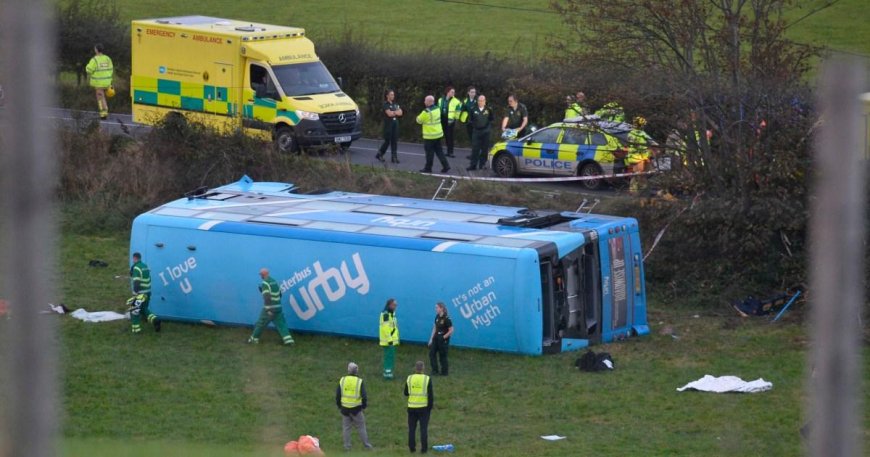 Mum describes son’s screams on phone after bus toppled with 43 children on board --[Reported by Umva mag]