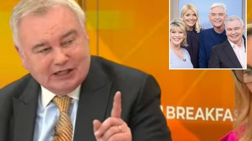 Watch as Eamonn Holmes blasts ‘false’ Holly Willoughby AND Phillip Schofield after he’s slammed by ex This Morning star --[Reported by Umva mag]