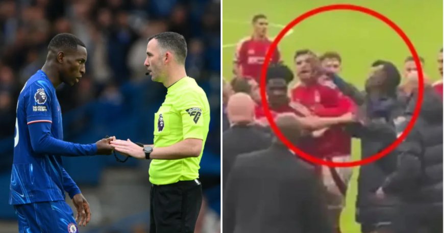 Nicolas Jackson learns fate after scuffle in Chelsea’s draw with Nottingham Forest --[Reported by Umva mag]