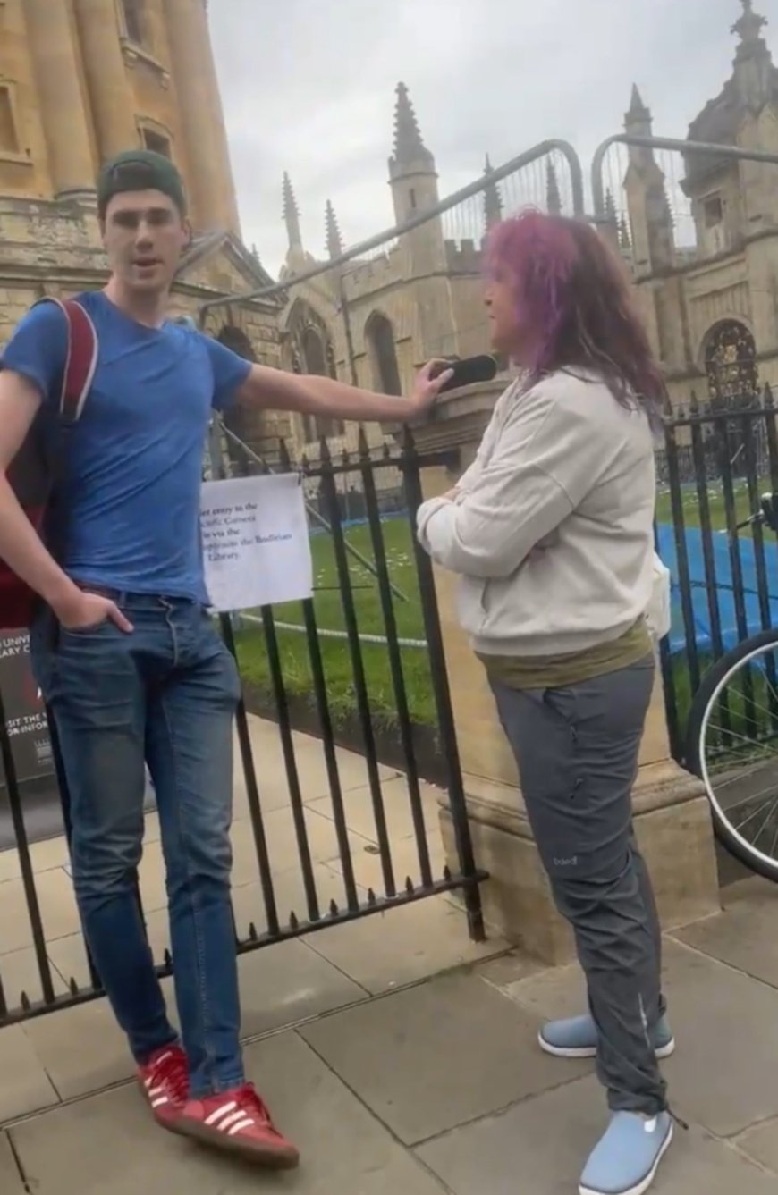 Rude Oxford University student tells horrified American tourist “F**k your dead dad” – just for getting in the way  --[Reported by Umva mag]