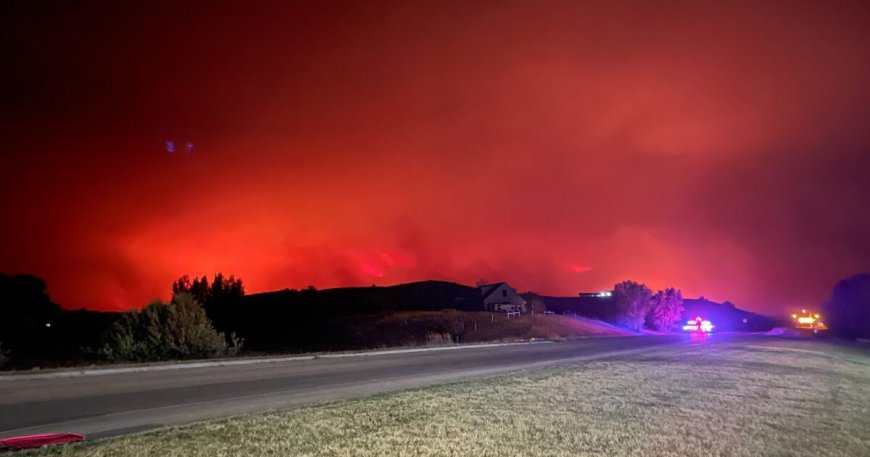 Elk Fire in Wyoming Now Ravages Almost 75,000 Acres as Desperate Crews Scramble to Save Wildlife and Communities from Raging Inferno --[Reported by Umva mag]