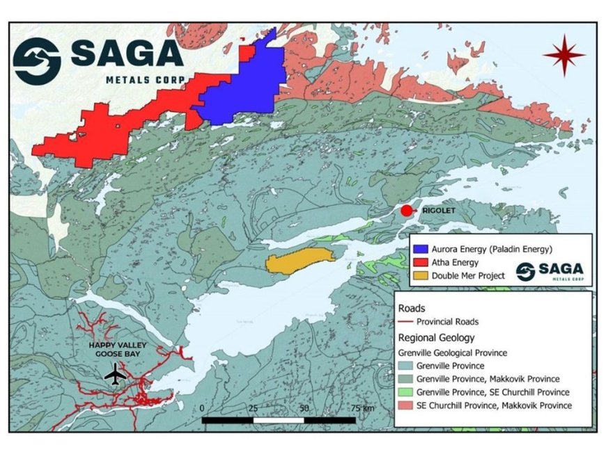 SAGA Metals Completes Field Program at Double Mer Uranium Project, Identifying High-Priority Zones for Expansion --[Reported by Umva mag]