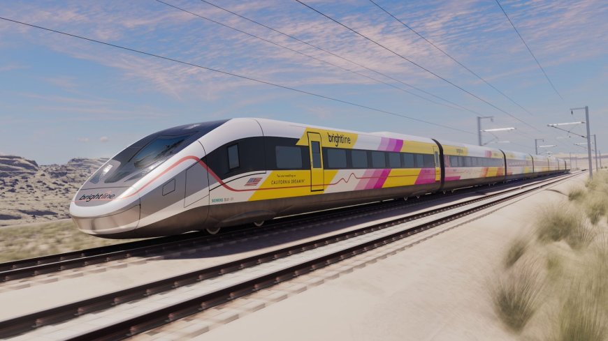 Look inside the planned Brightline West trains, featuring an upscale lounge car --[Reported by Umva mag]