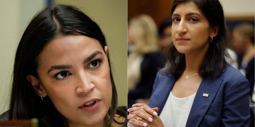 AOC promises an 'out-and-out brawl' if Harris removes FTC chair Lina Khan as president --[Reported by Umva mag]